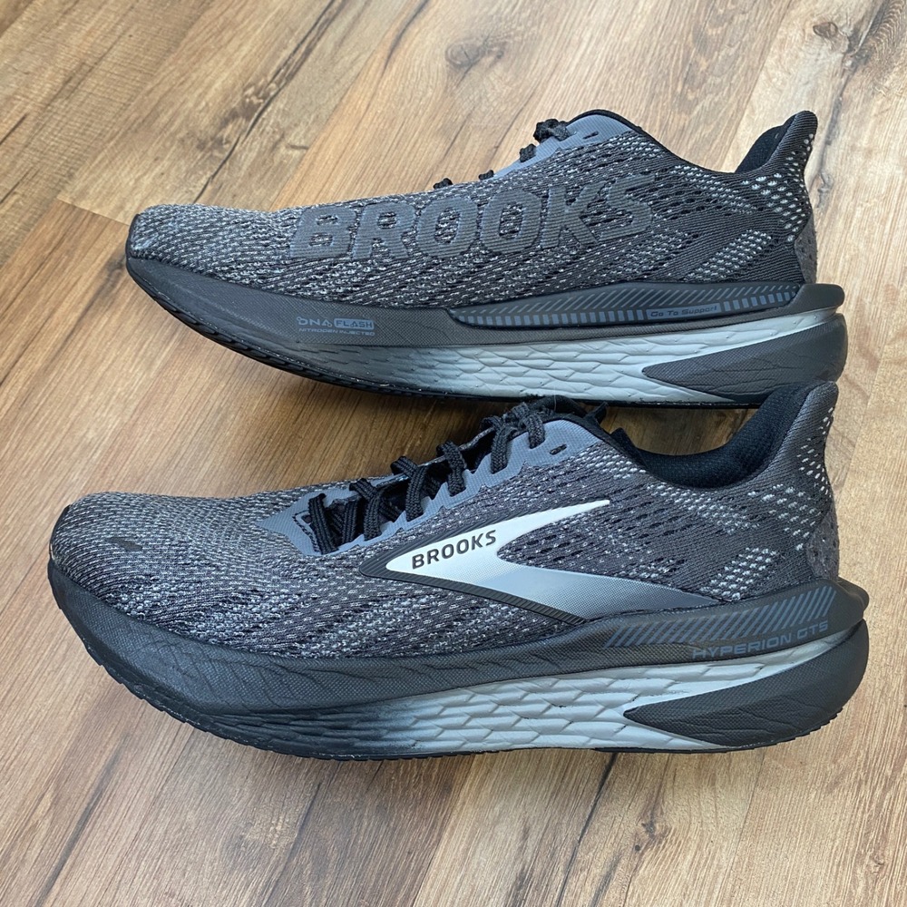 Brooks Hyperion 2 GTS Womens Running Shoes Black Grey 1204221B058 Size 7.5 - Picture 5 of 8